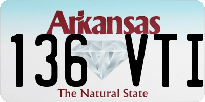 AR license plate 136VTI
