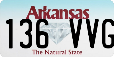 AR license plate 136VVG