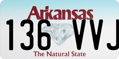 AR license plate 136VVJ