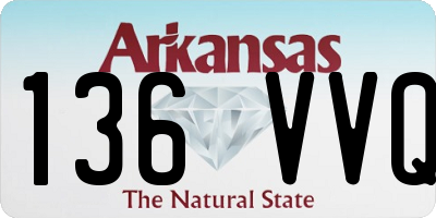 AR license plate 136VVQ