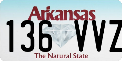 AR license plate 136VVZ