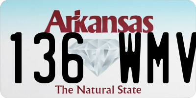 AR license plate 136WMV