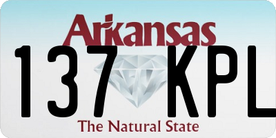 AR license plate 137KPL