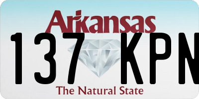 AR license plate 137KPN