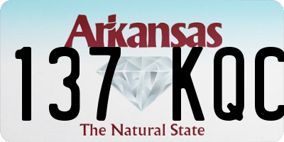 AR license plate 137KQC