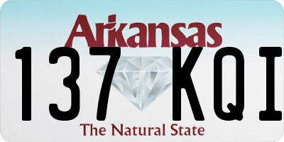 AR license plate 137KQI