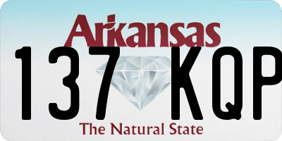 AR license plate 137KQP