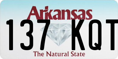 AR license plate 137KQT