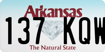 AR license plate 137KQW