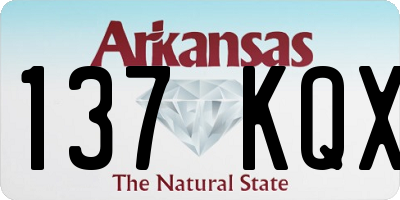 AR license plate 137KQX