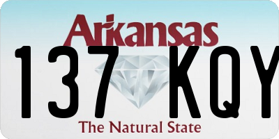 AR license plate 137KQY