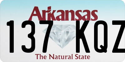 AR license plate 137KQZ