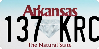 AR license plate 137KRC