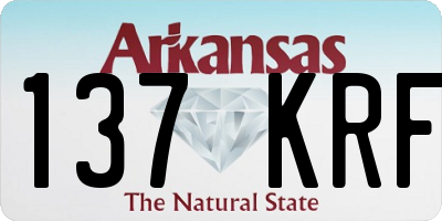 AR license plate 137KRF