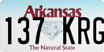 AR license plate 137KRG