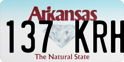 AR license plate 137KRH