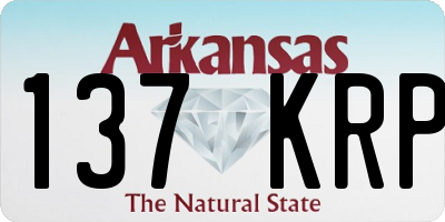 AR license plate 137KRP