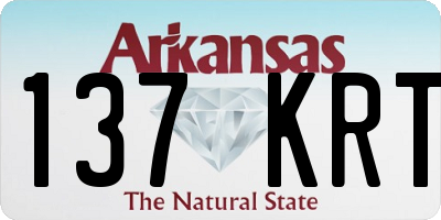 AR license plate 137KRT