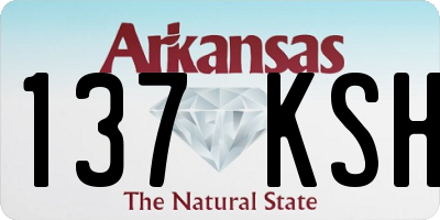 AR license plate 137KSH