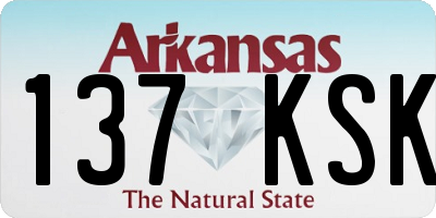 AR license plate 137KSK