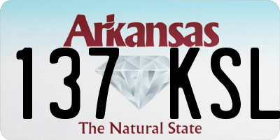 AR license plate 137KSL