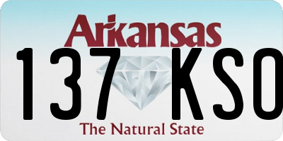 AR license plate 137KSO