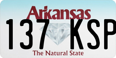 AR license plate 137KSP