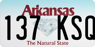AR license plate 137KSQ