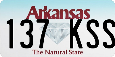 AR license plate 137KSS