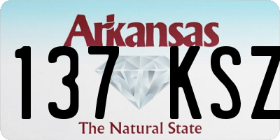 AR license plate 137KSZ