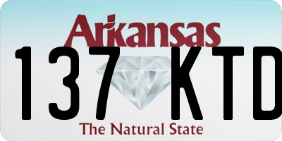 AR license plate 137KTD