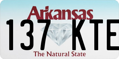 AR license plate 137KTE