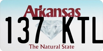 AR license plate 137KTL