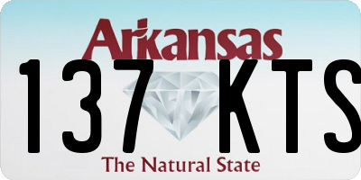 AR license plate 137KTS