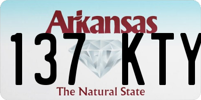 AR license plate 137KTY