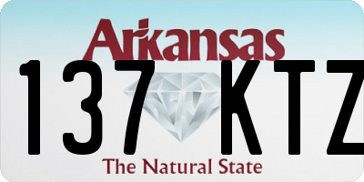 AR license plate 137KTZ