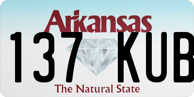 AR license plate 137KUB