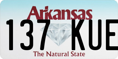 AR license plate 137KUE
