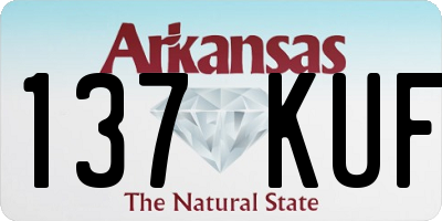 AR license plate 137KUF