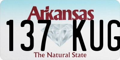 AR license plate 137KUG