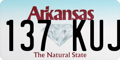 AR license plate 137KUJ