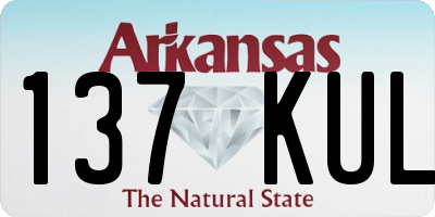 AR license plate 137KUL