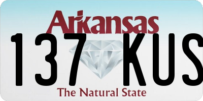 AR license plate 137KUS