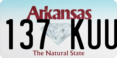 AR license plate 137KUU