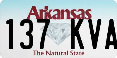 AR license plate 137KVA