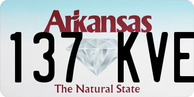 AR license plate 137KVE