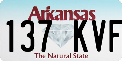 AR license plate 137KVF