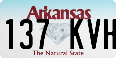 AR license plate 137KVH