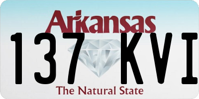 AR license plate 137KVI