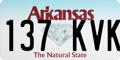 AR license plate 137KVK